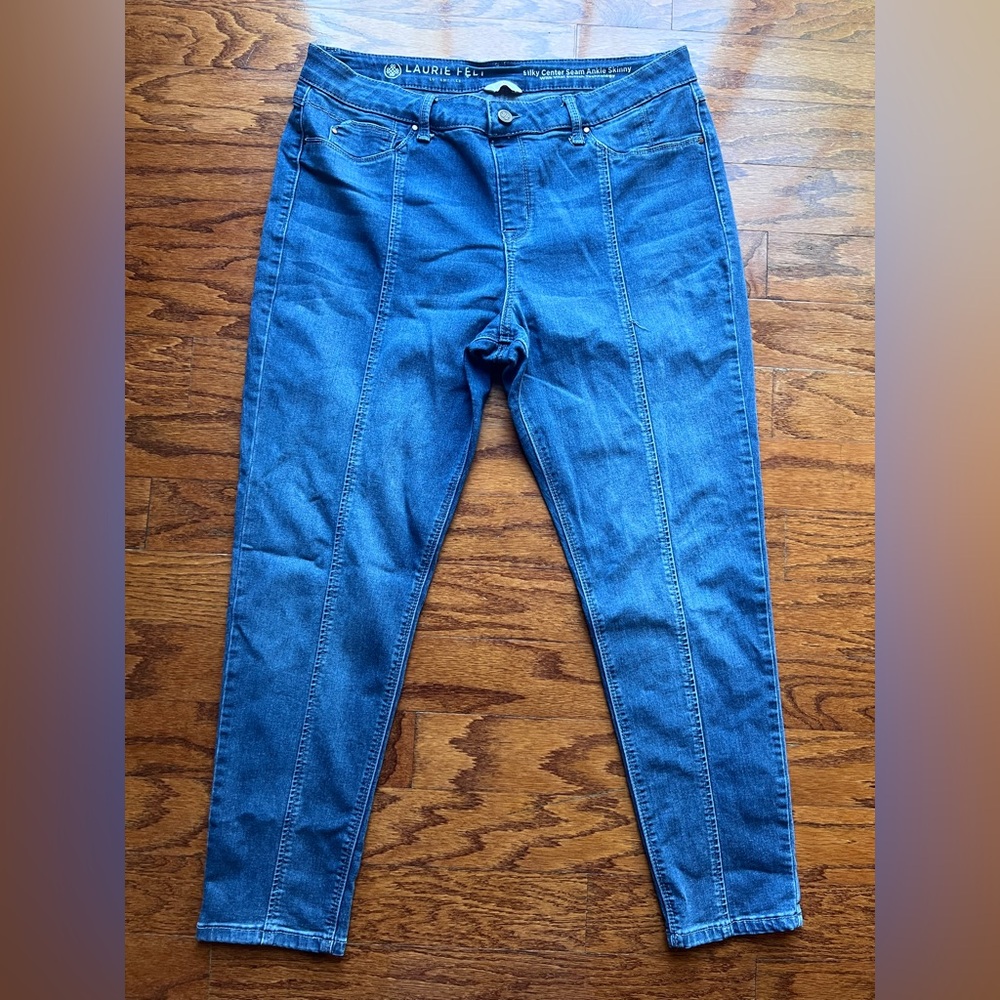 Laurie Felt Blue Ankle Jeans